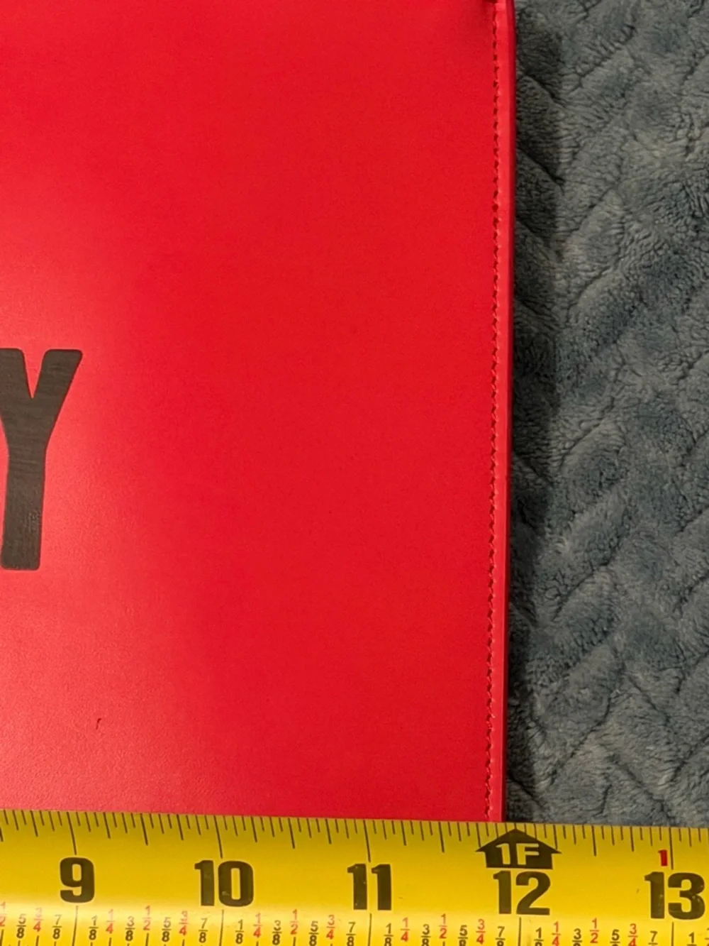NEW - Givenchy Large Logo Leather Pouch - Red